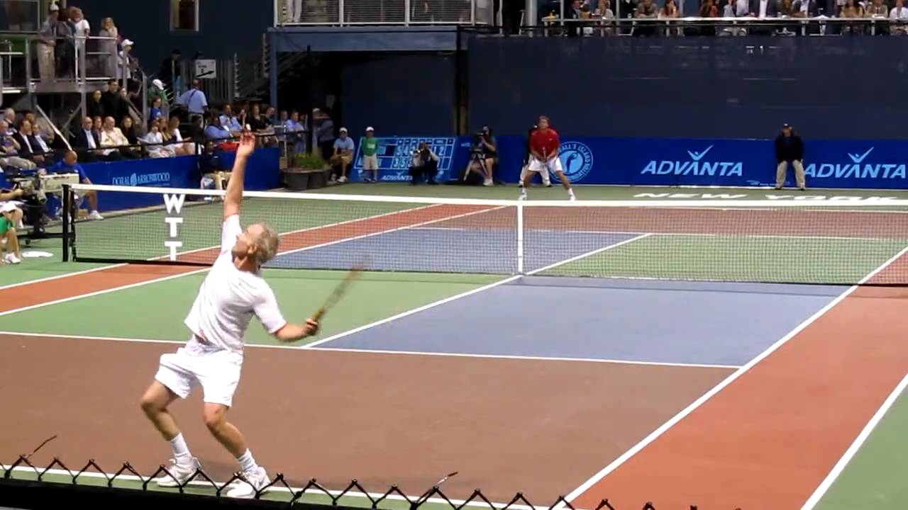 john mcenroe serve history