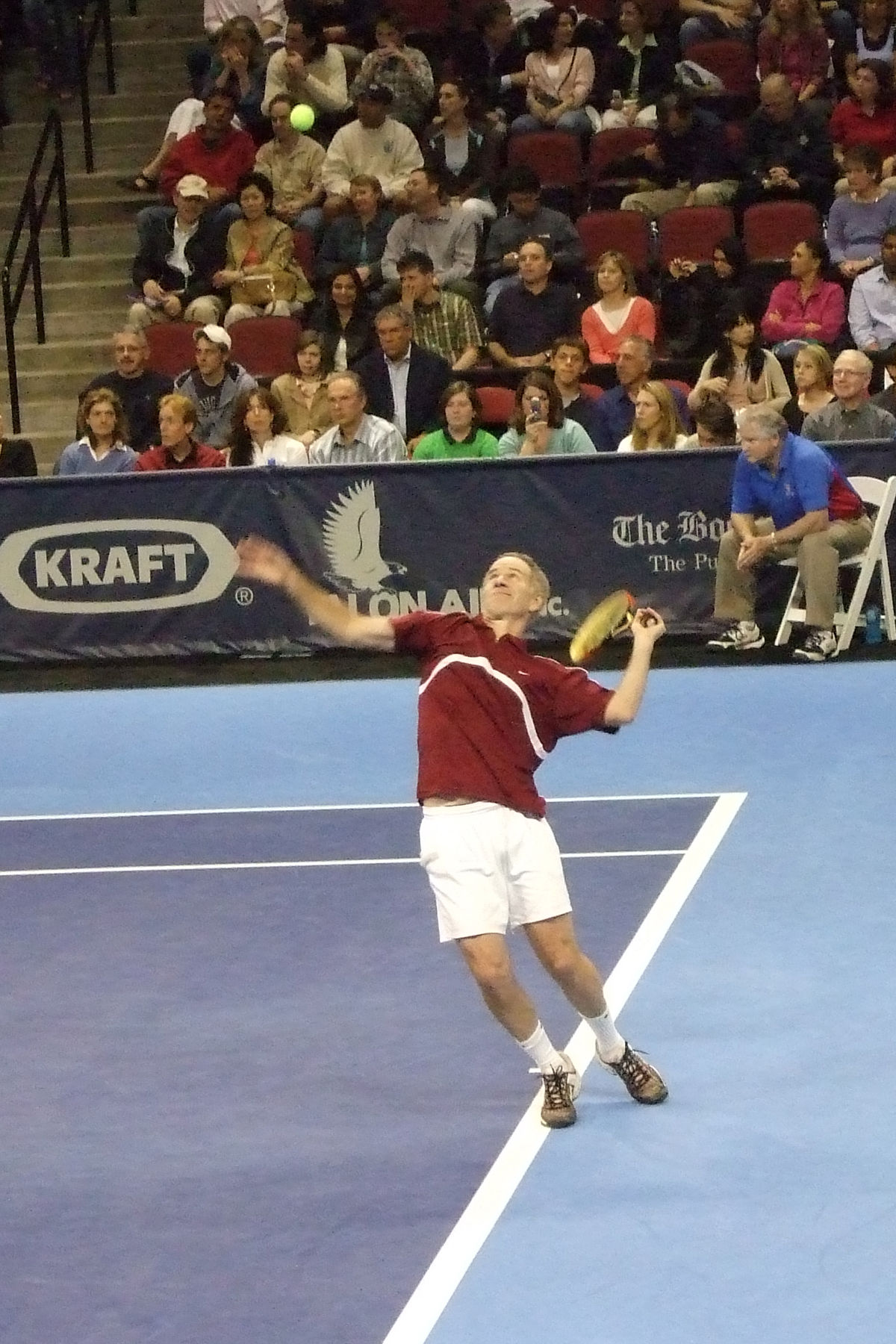 john mcenroe serve speed