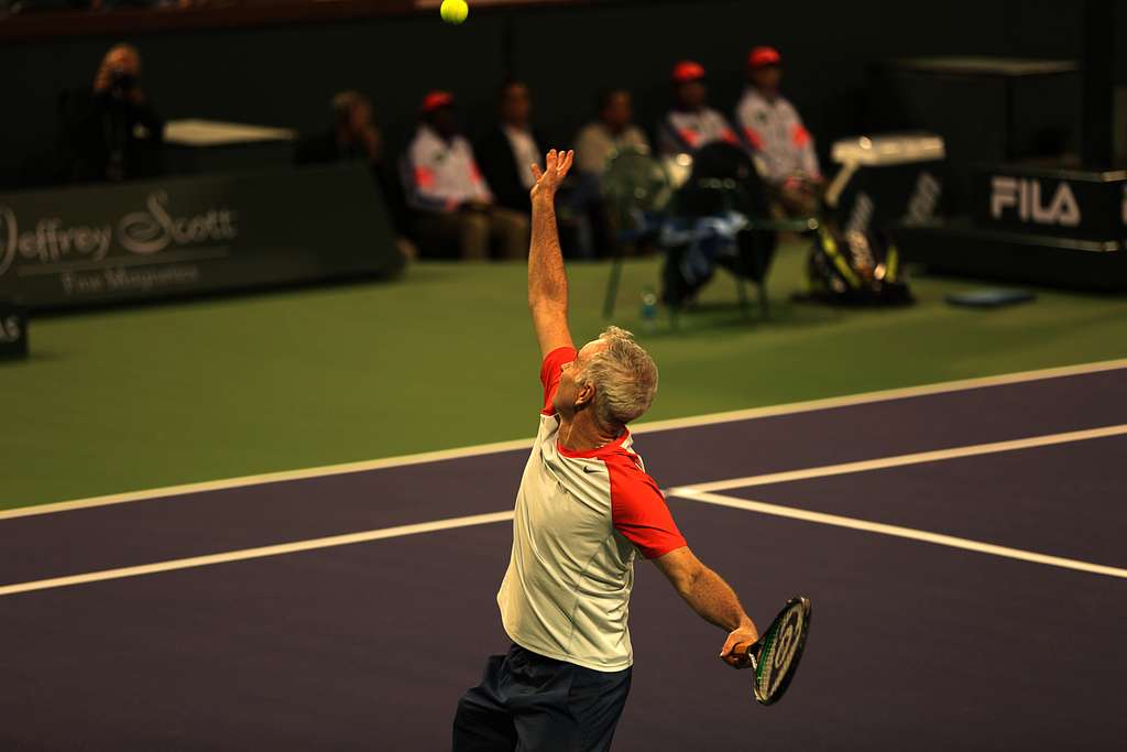 john mcenroe serve tips