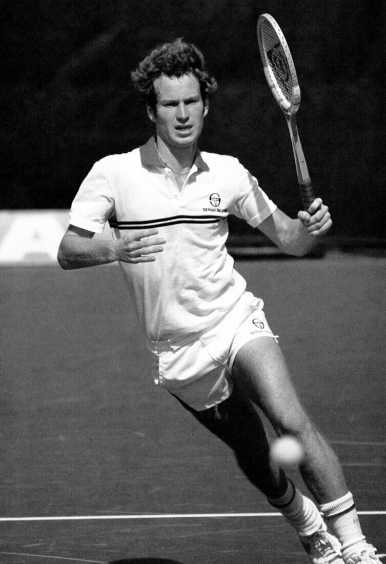 John McEnroe signed poster