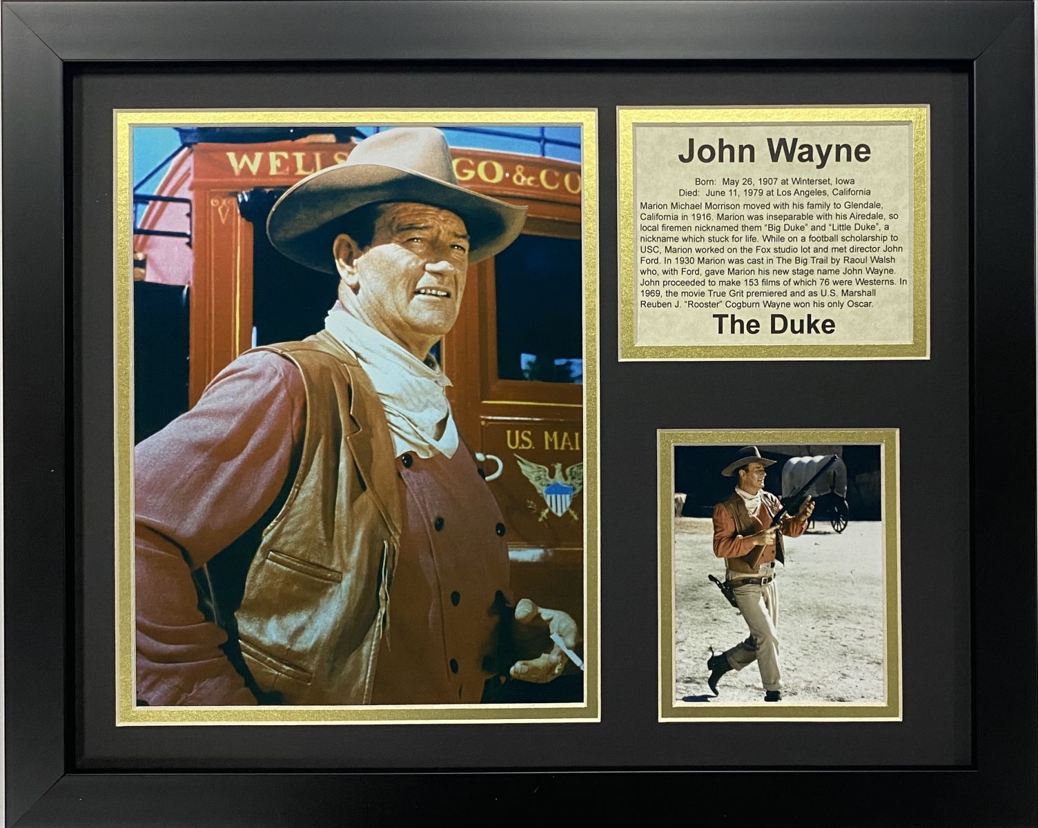 john wayne picture frames.