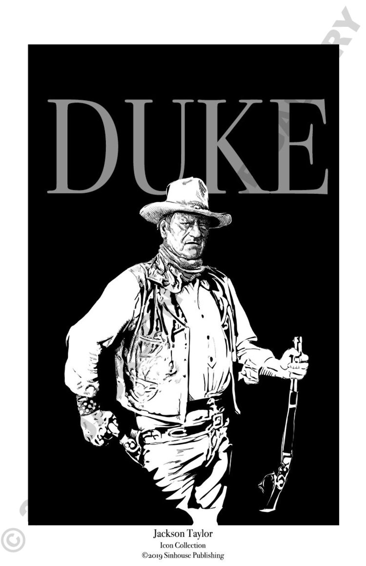 john wayne portrait 0022