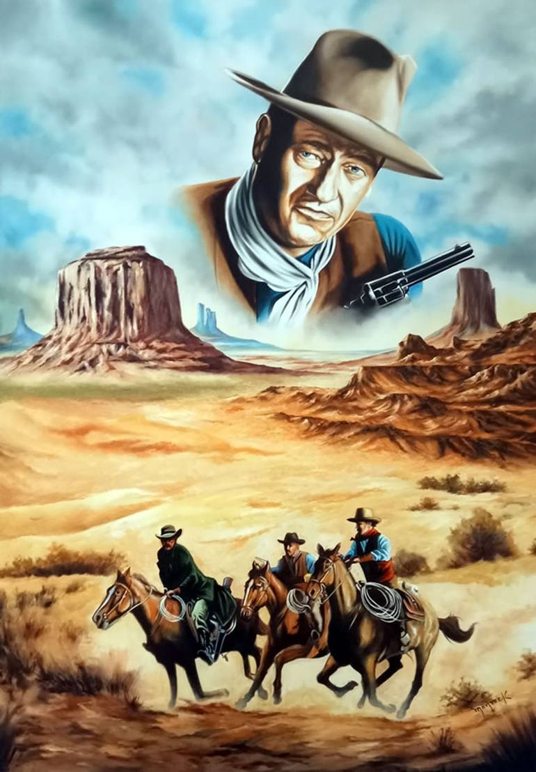 john wayne portrait 0024