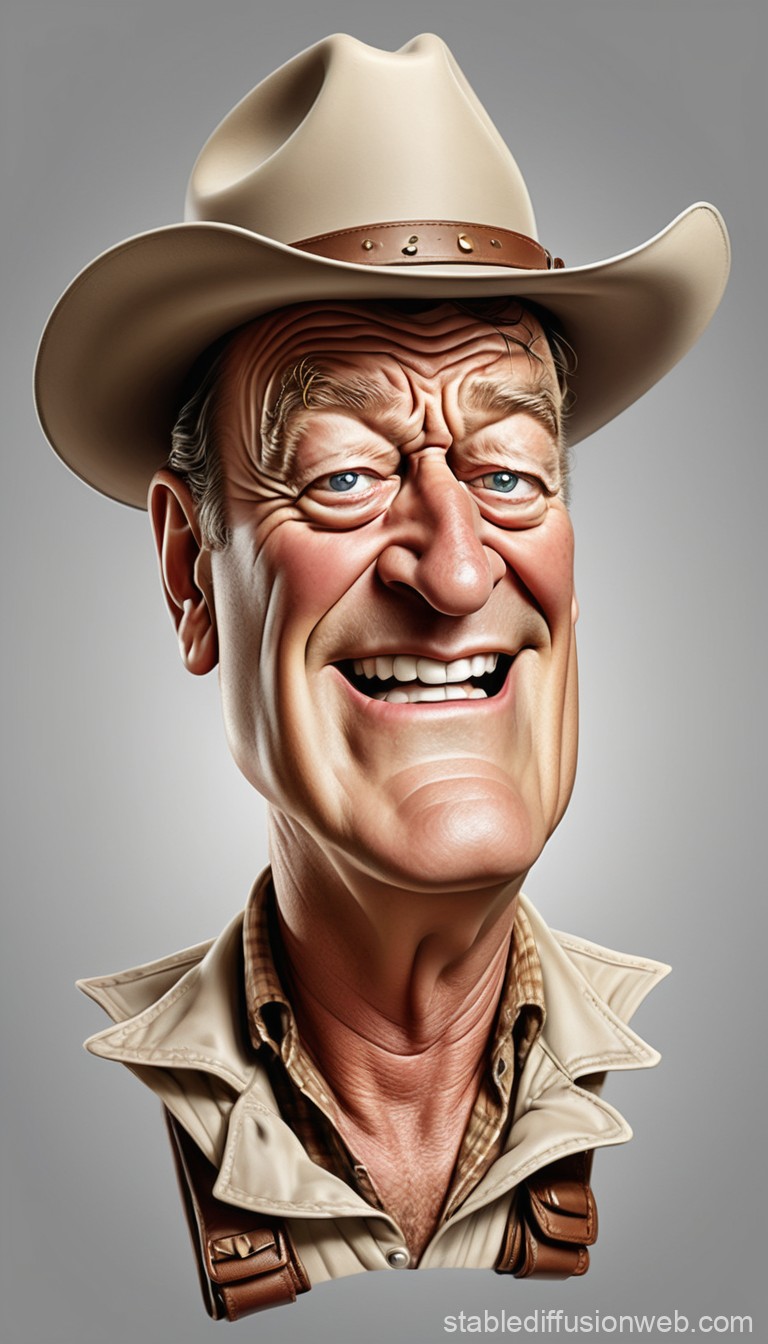 john wayne portrait 0042
