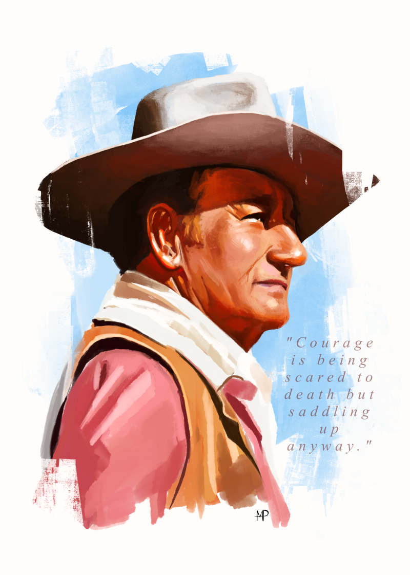 john wayne portrait 0043