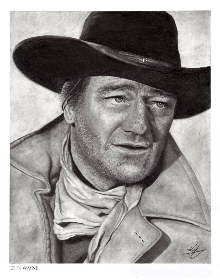 john wayne portrait 0048