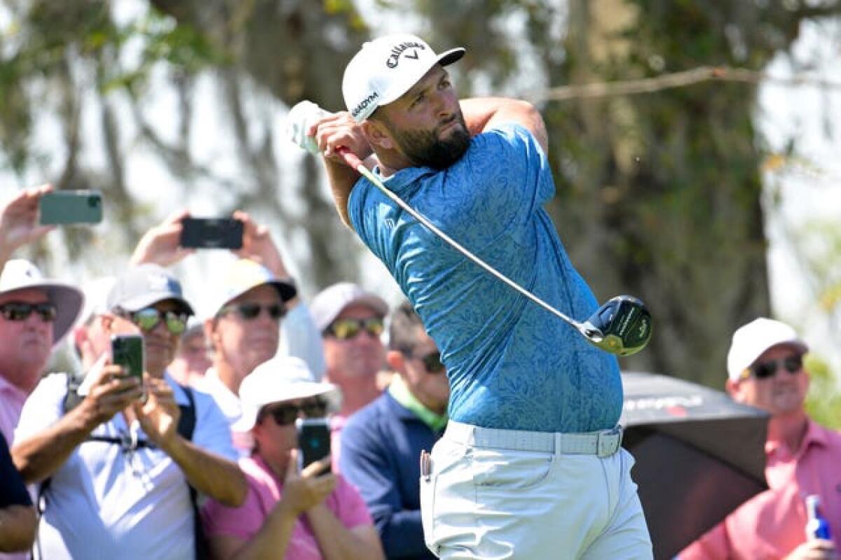 Jon Rahm eagle performance