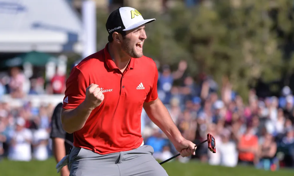 Jon Rahm eagle video