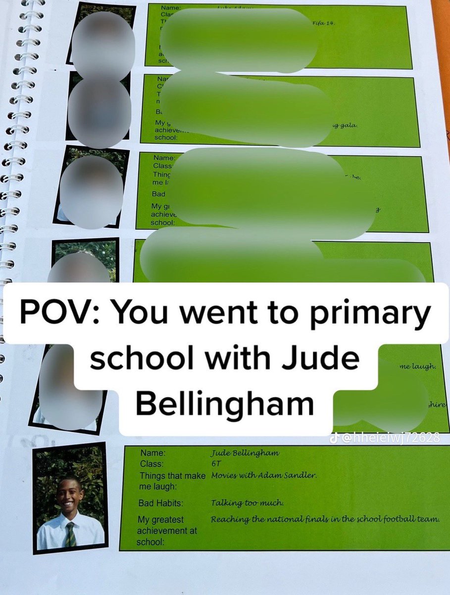Jude Bellingham school experiences