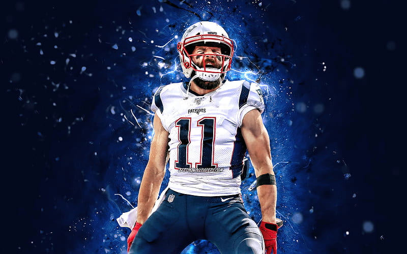 Julian Edelman football art