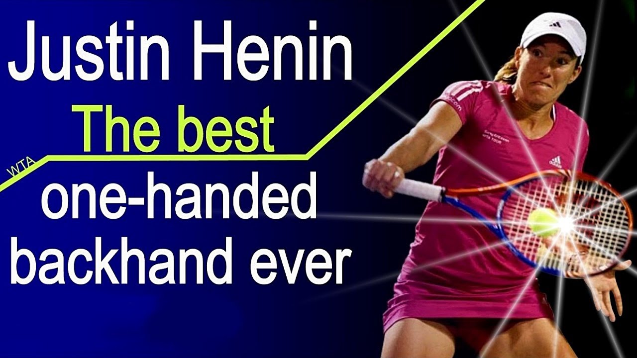 Justine Henin backhand drills