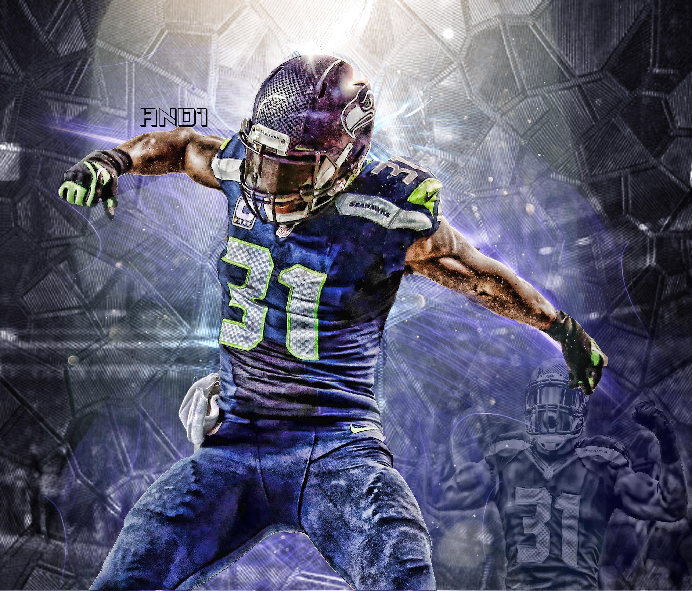 Kam Chancellor digital art