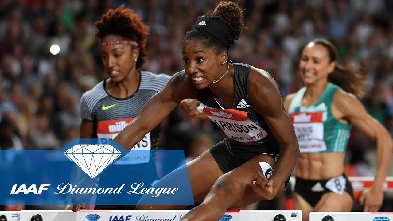 Kendra Harrison hurdles