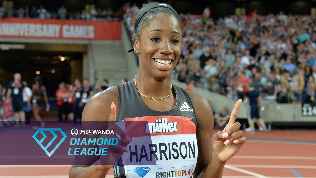 Kendra Harrison training