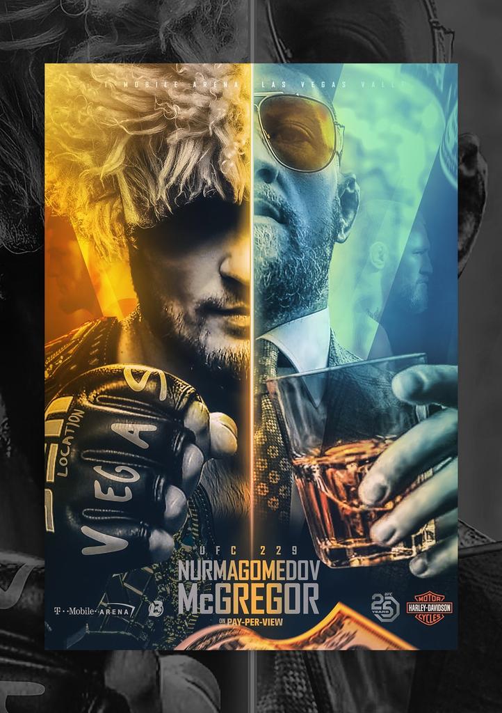 Khabib vs McGregor canvas