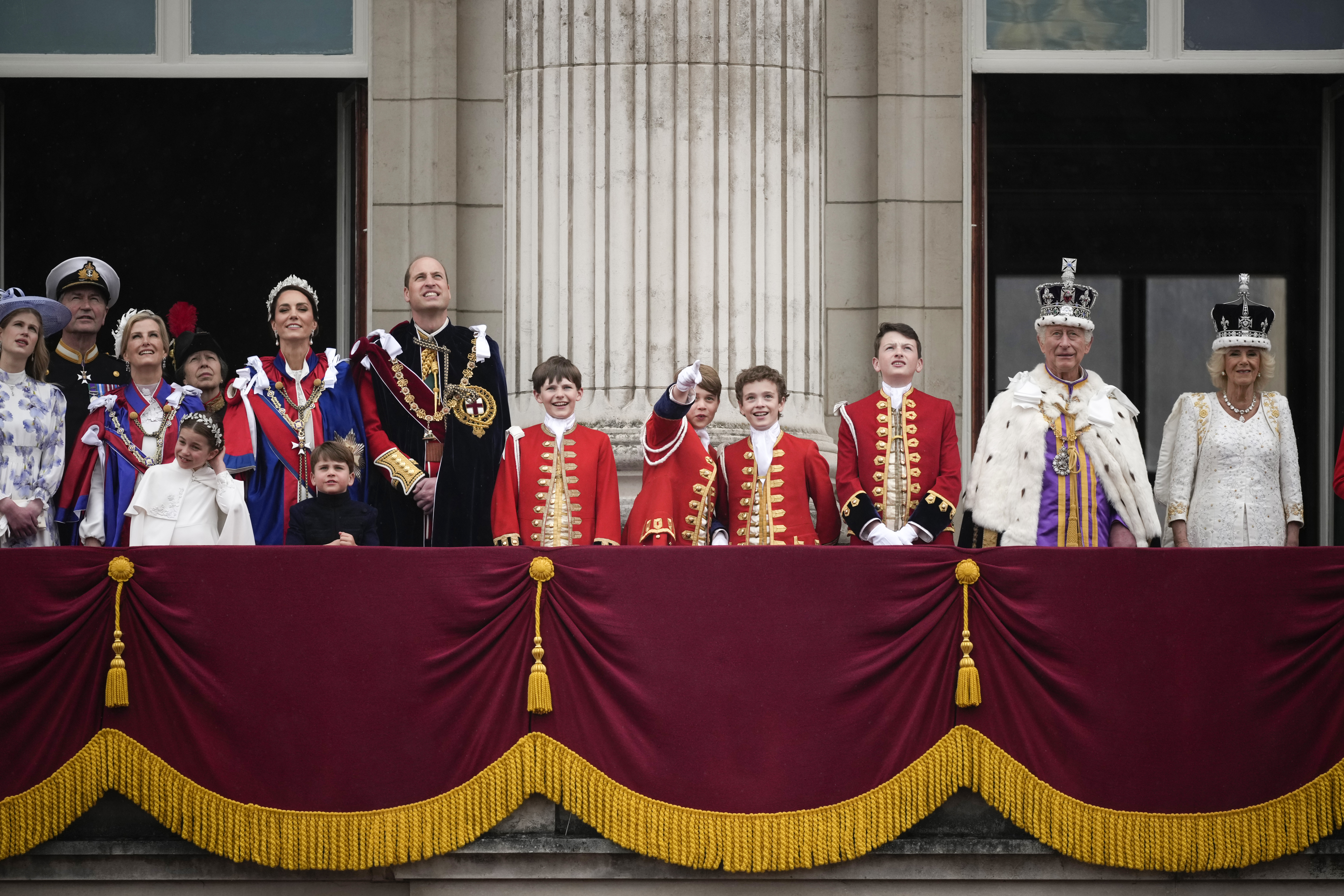 king charles balcony moment