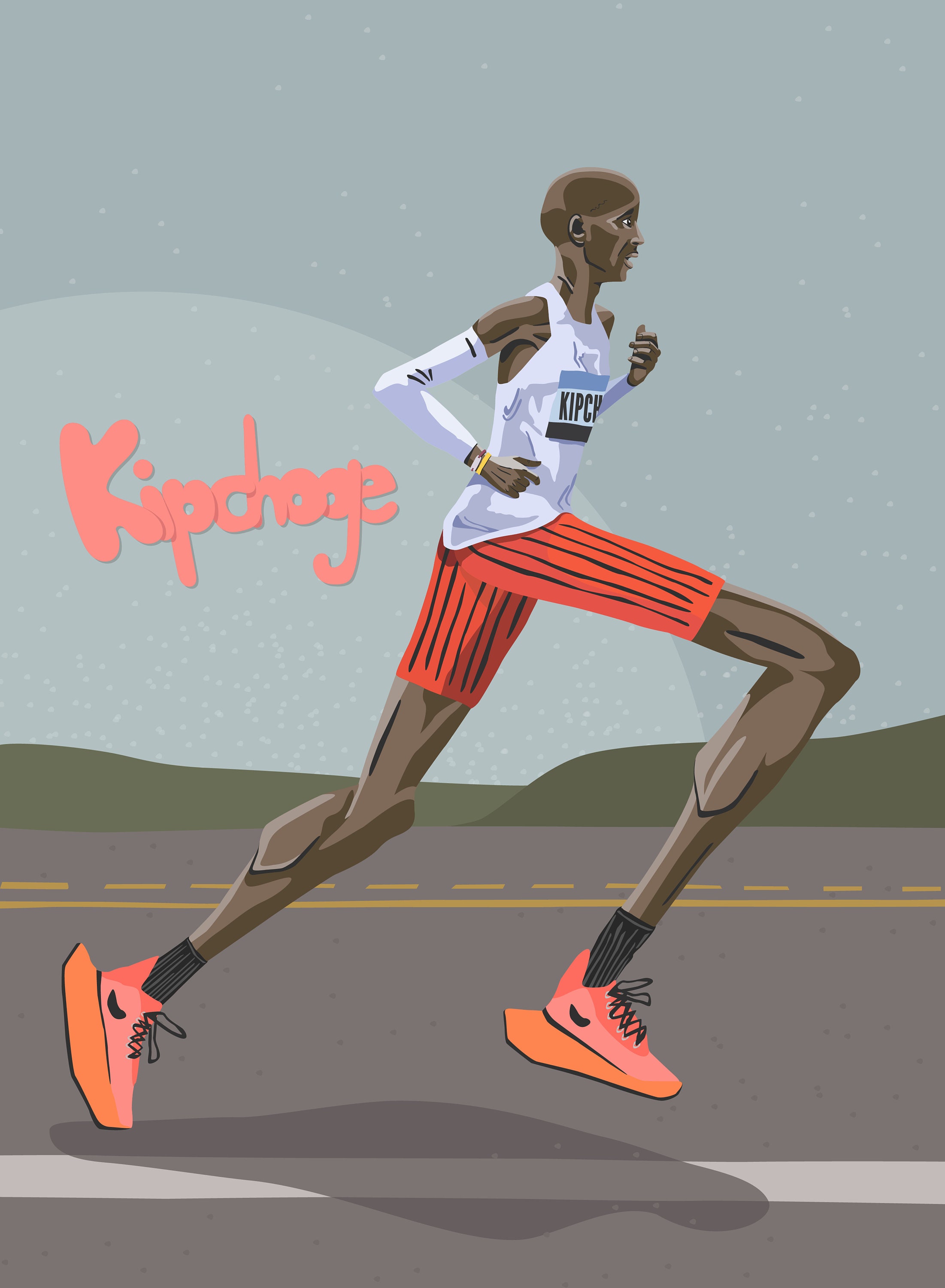 Kipchoge race day visualization