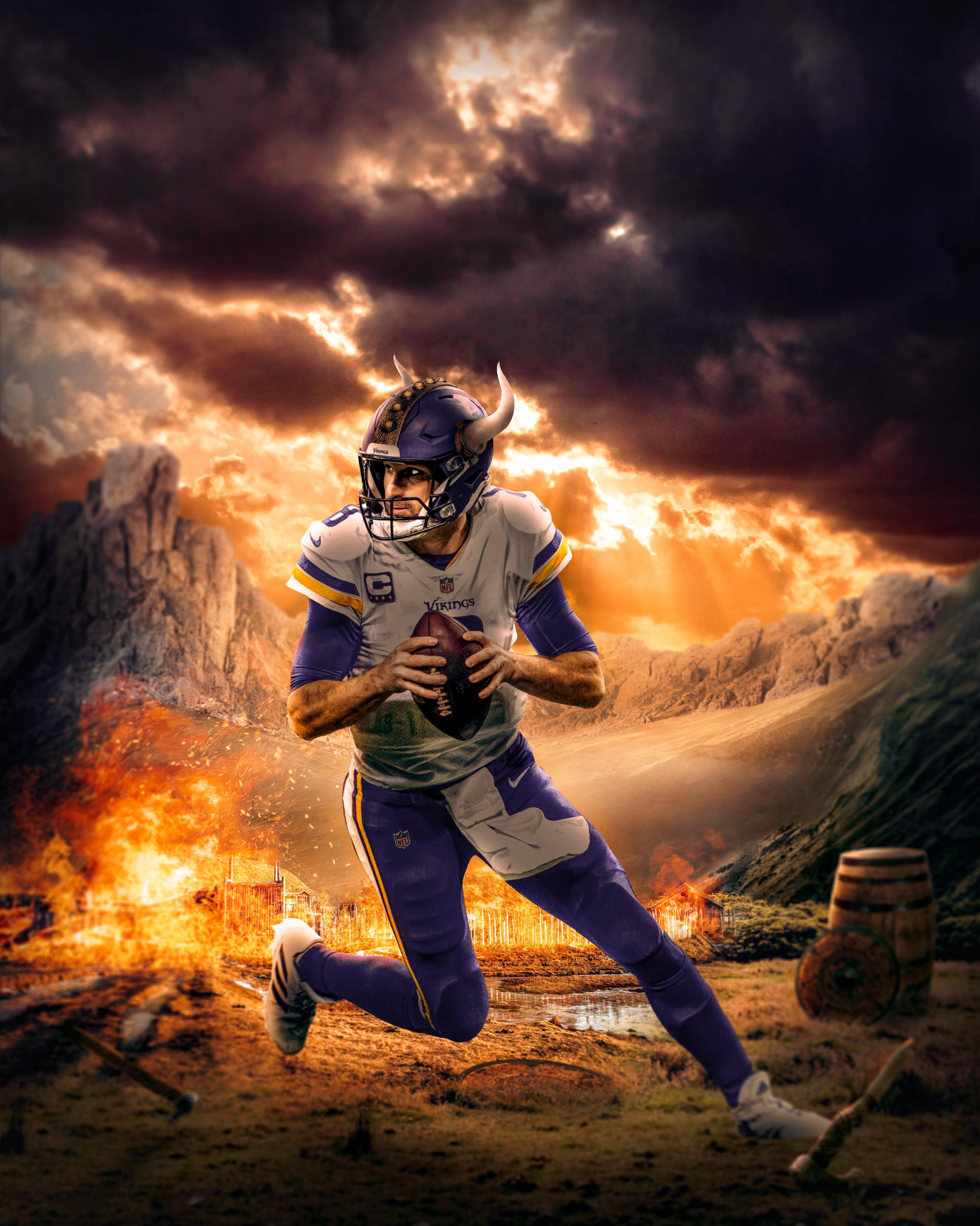 Kirk Cousins art