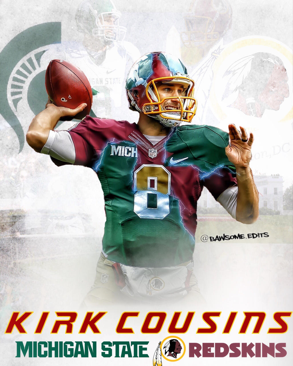 kirk cousins wallpaper 0026