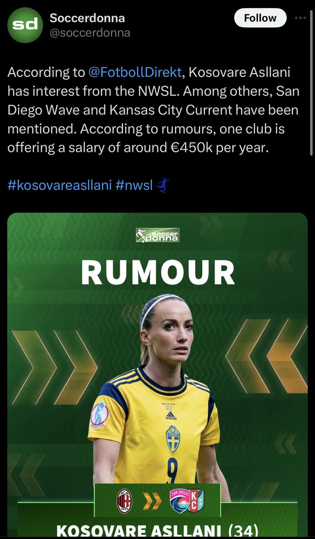 kosovare asllani current teams 0026