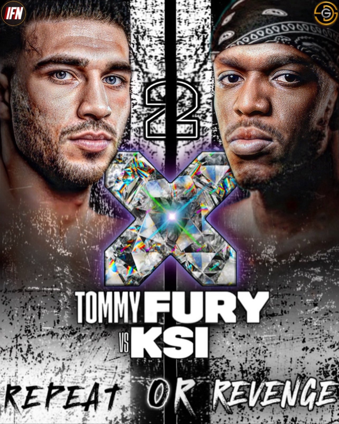 ksi vs tommy fury poster 0009