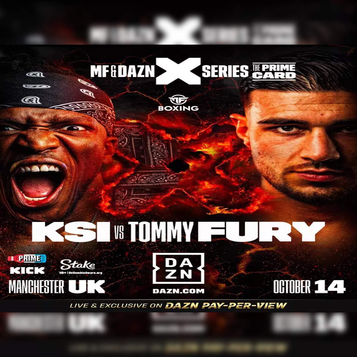 ksi vs tommy fury poster 0011