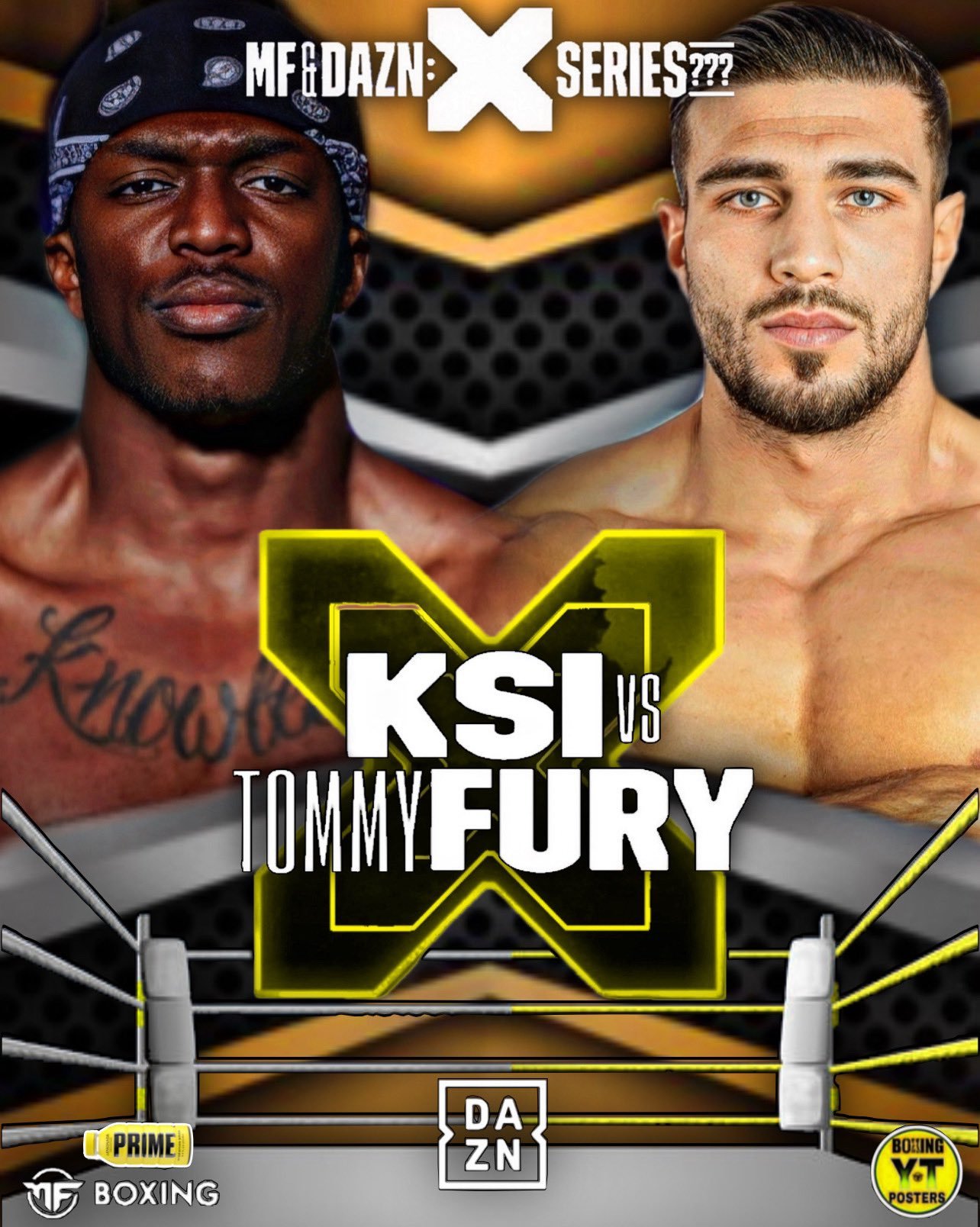 ksi vs tommy fury poster 0018