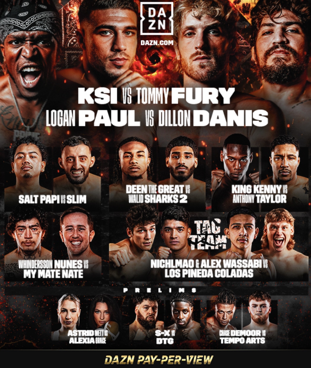 ksi vs tommy fury poster 0023