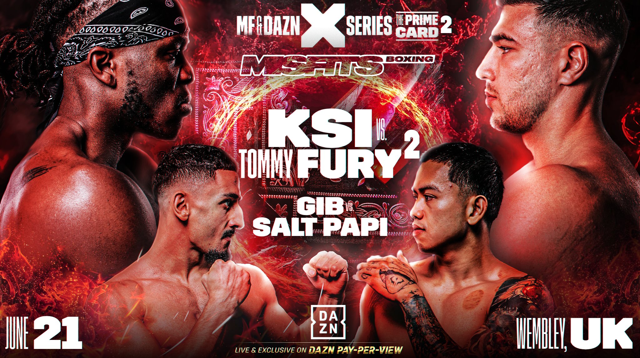 ksi vs tommy fury poster 0030