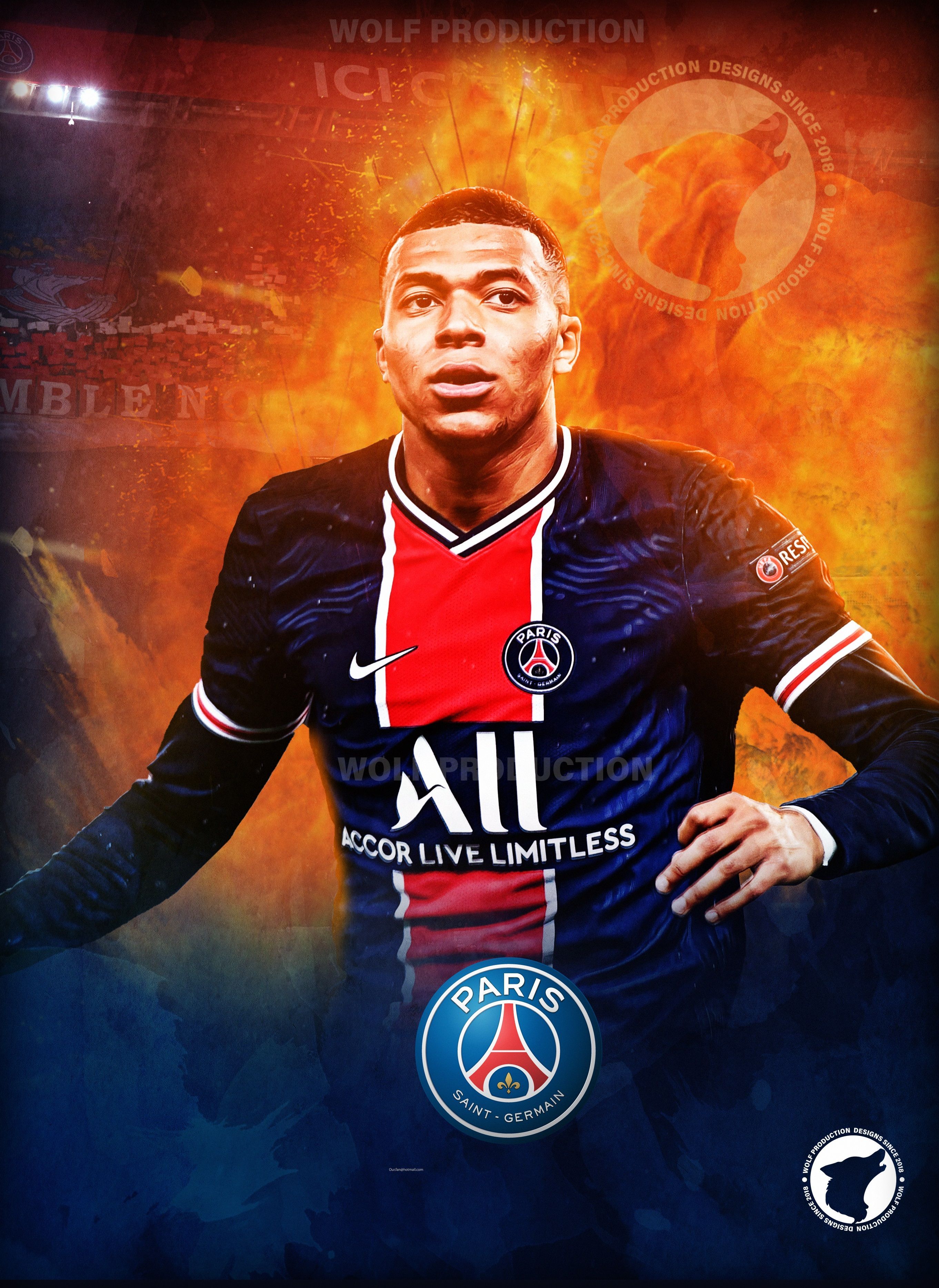 Kylian Mbappe desktop background