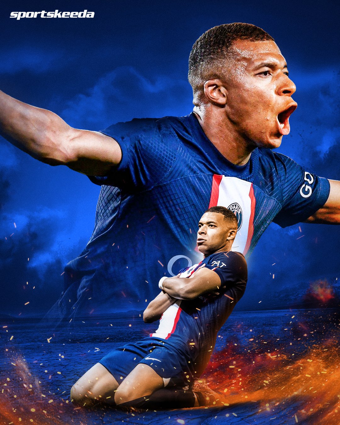 Kylian Mbappé desktop wallpaper
