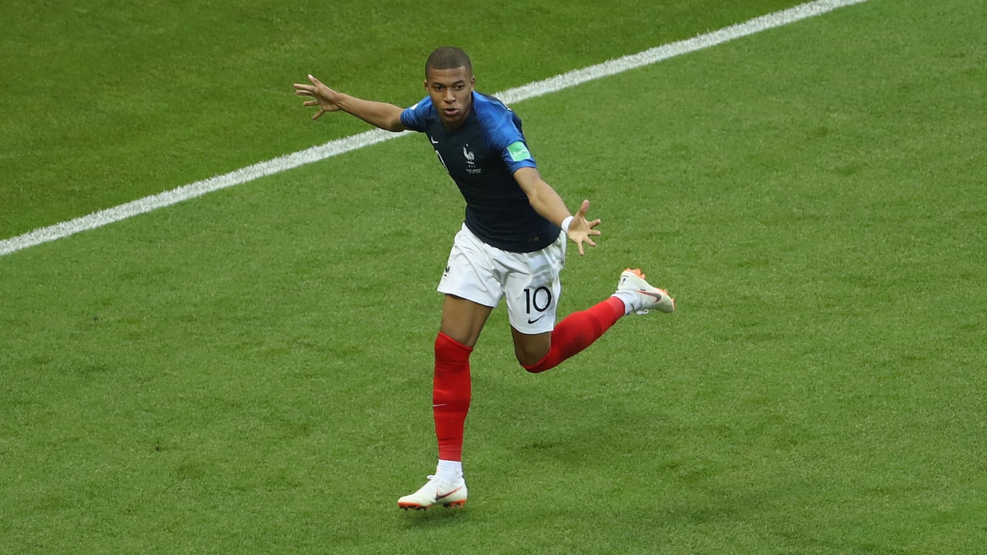kylian mbappe - world cup 2018 france soccer player wallpapers 0010