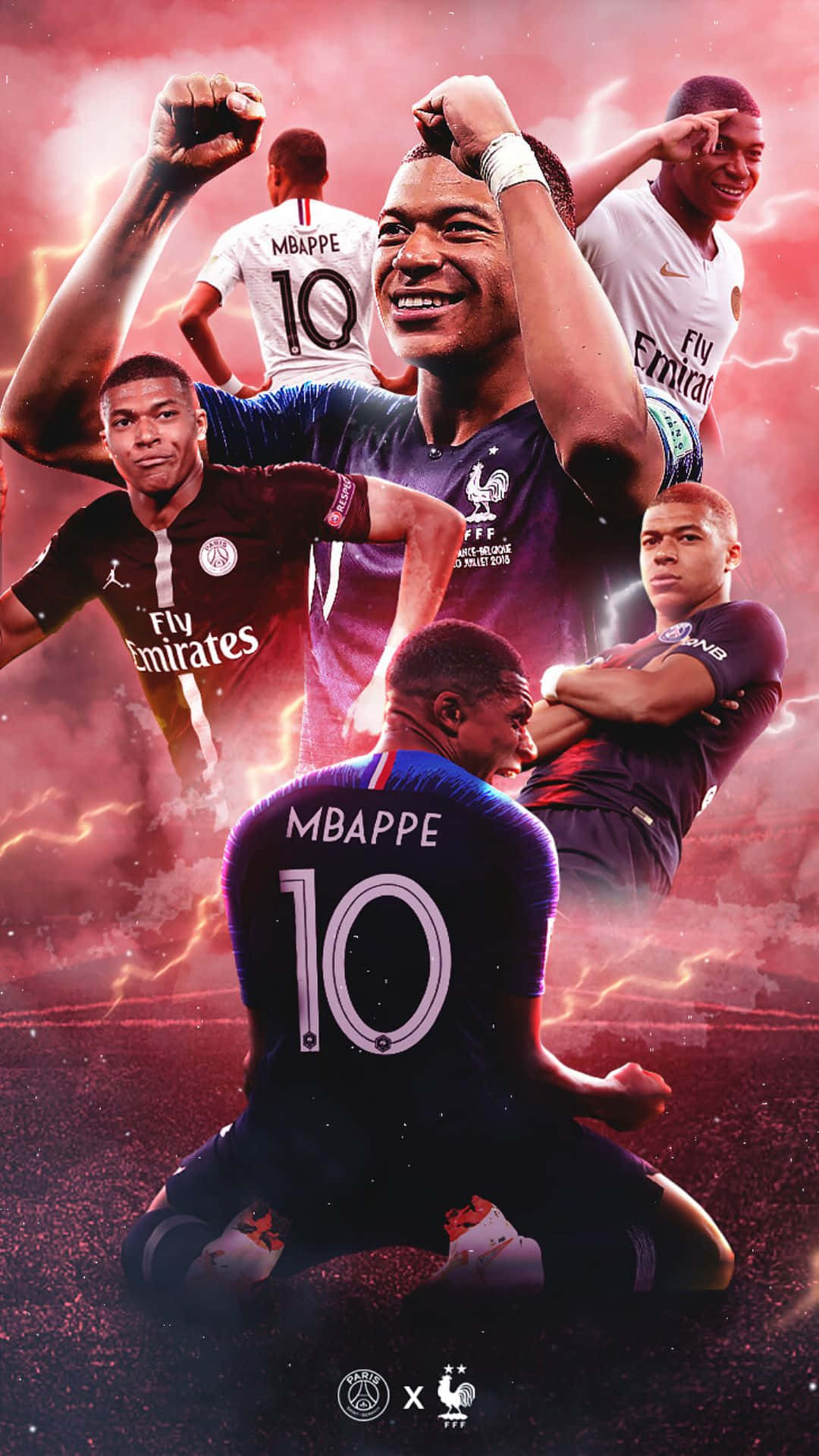 kylian mbappe - world cup 2018 france soccer player wallpapers 0023