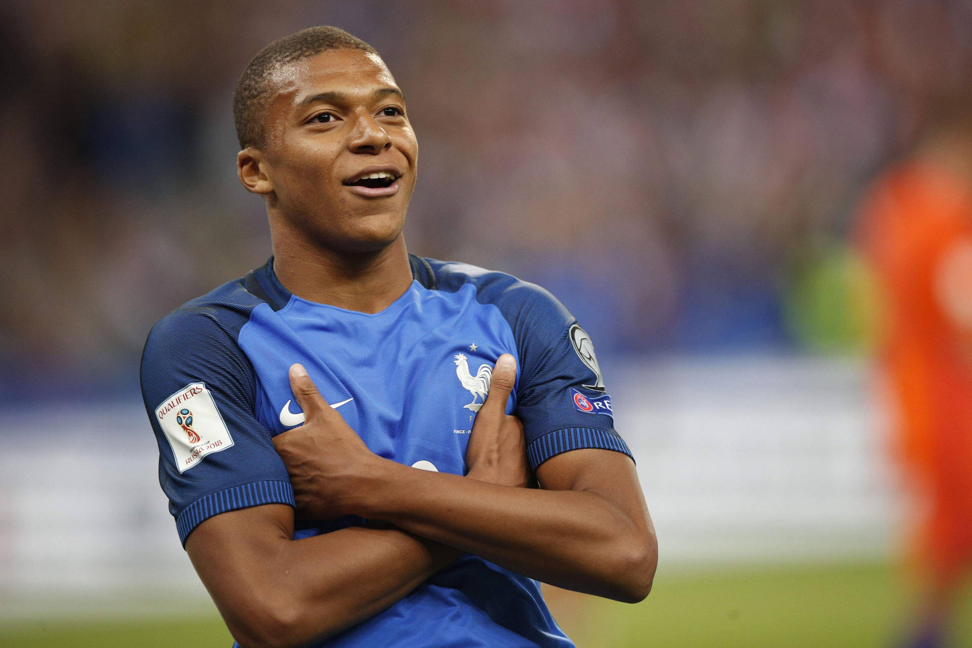 kylian mbappe - world cup 2018 france soccer player wallpapers 0056