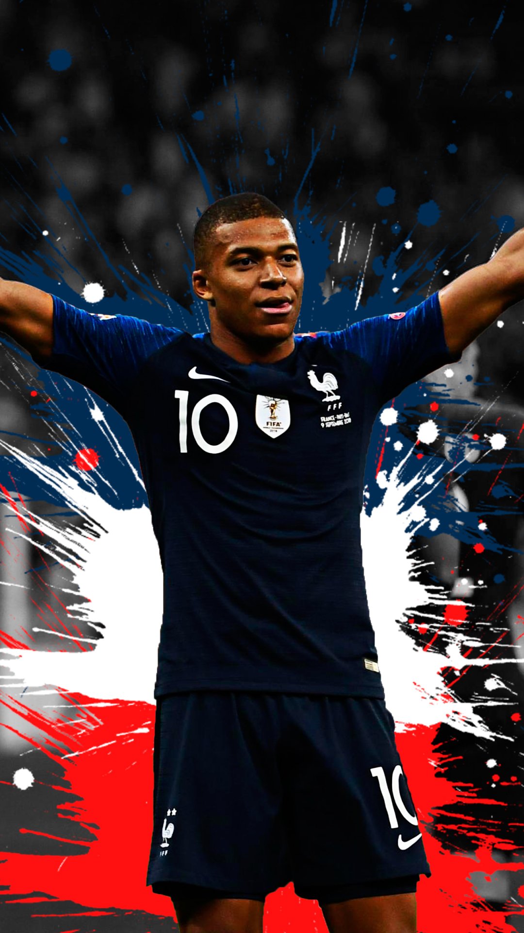 kylian mbappe - world cup 2018 france soccer player wallpapers 0091