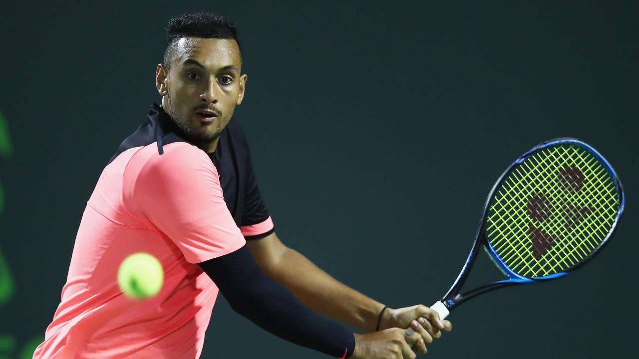 kyrgios backhand performance
