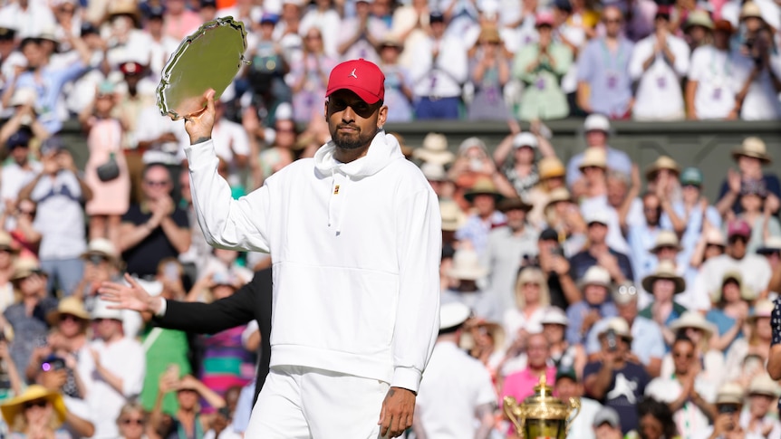 Kyrgios Wimbledon 2022 emotions