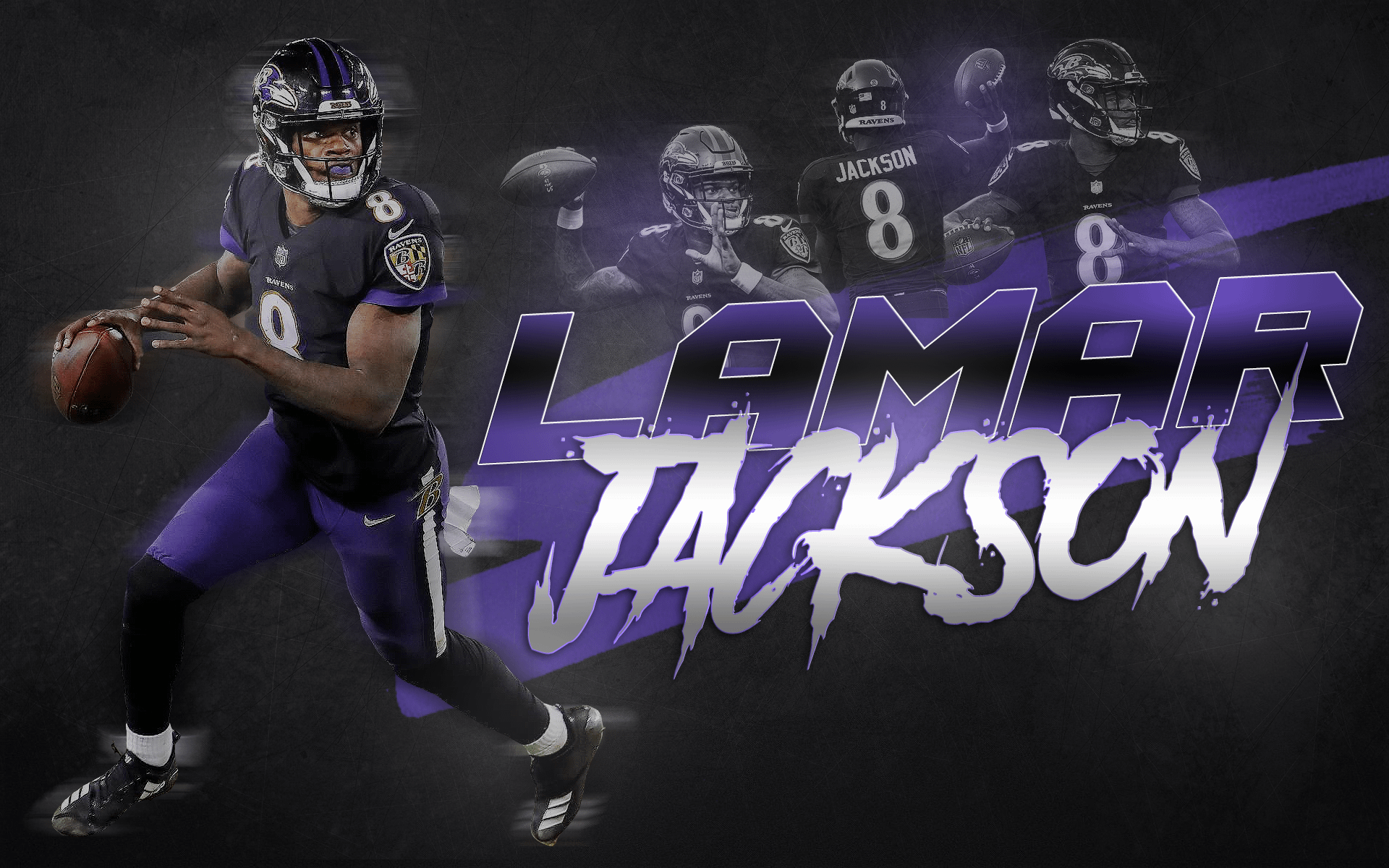 Lamar Jackson playing style.