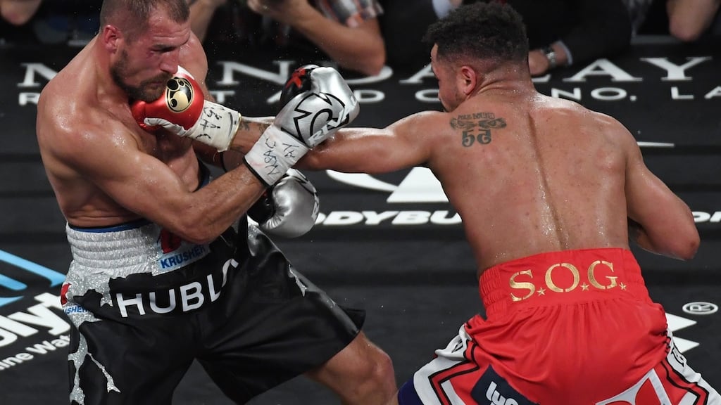 las vegas boxing rematch