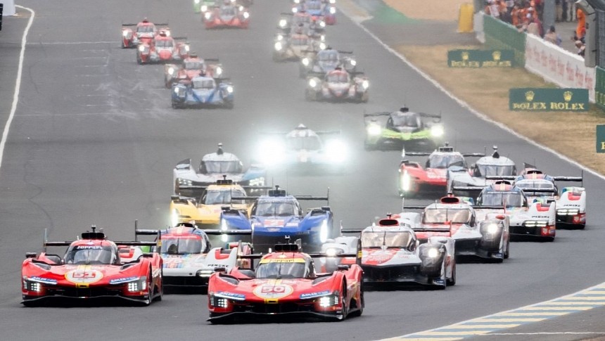 le mans start 0024