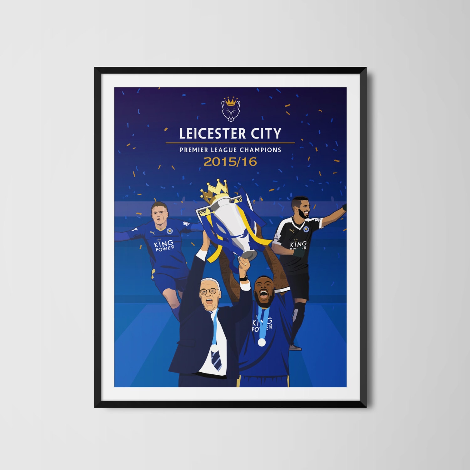 Leicester City fan poster