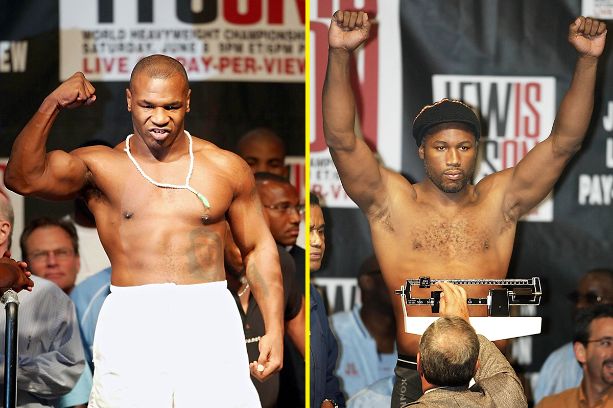 Lennox Lewis fight weight