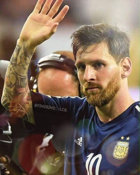 leo messi beard