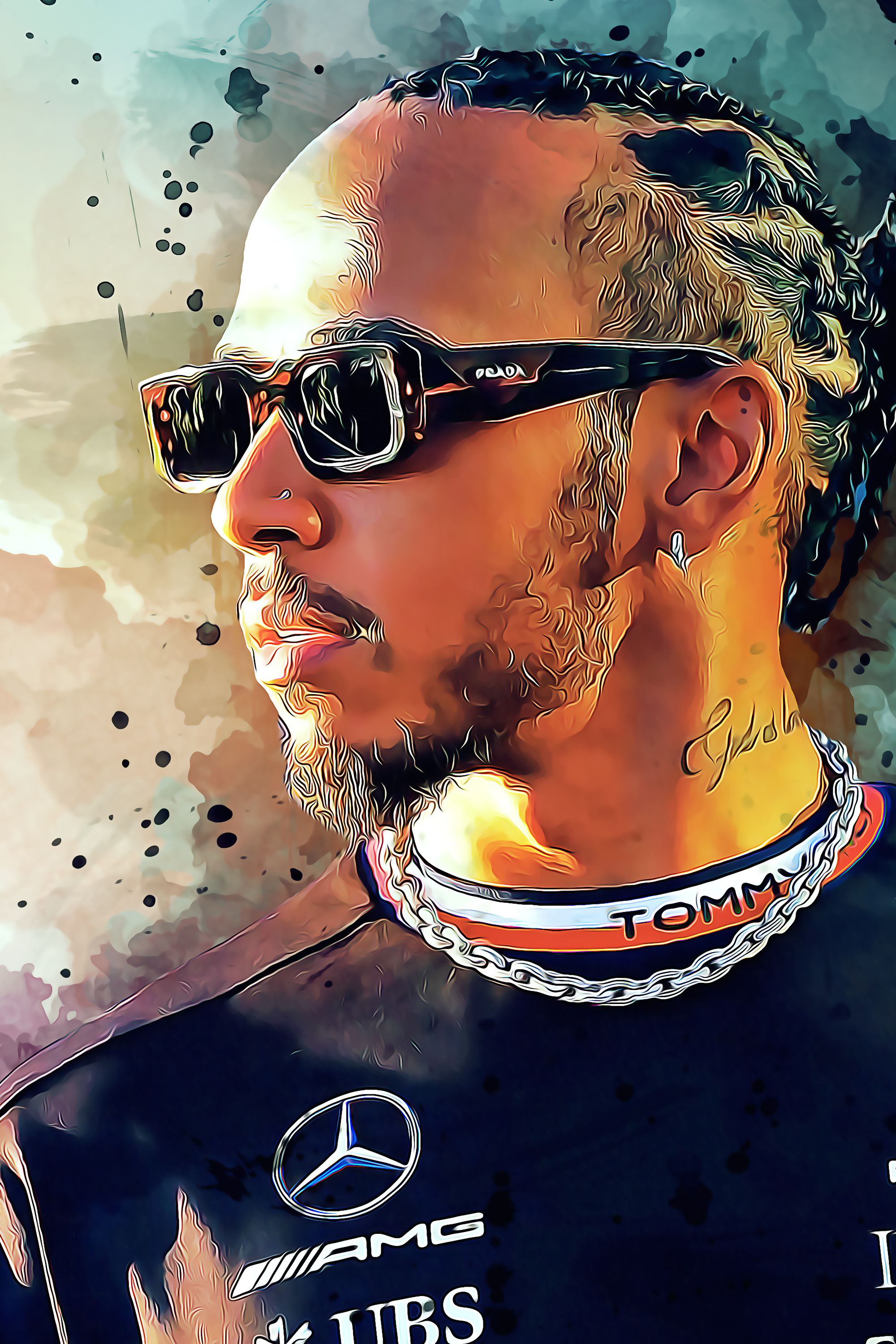 lewis hamilton portrait 0009