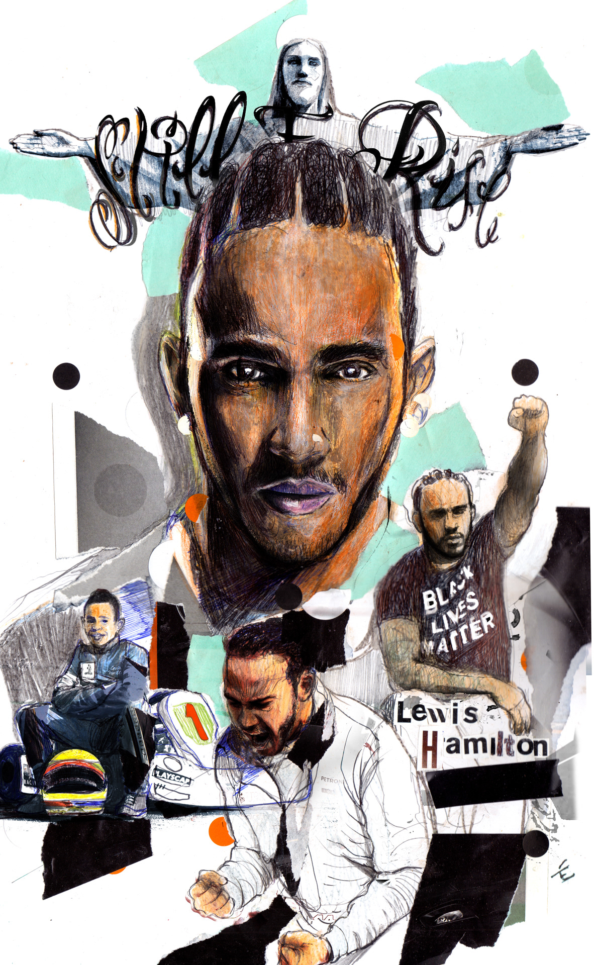 lewis hamilton portrait 0012