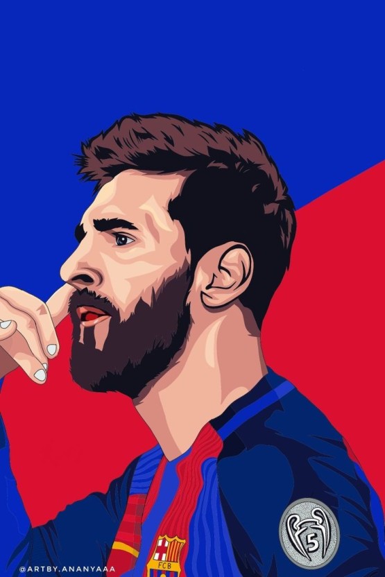 lionel messi portrait 0010