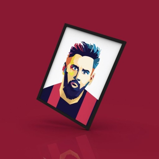 lionel messi portrait 0011