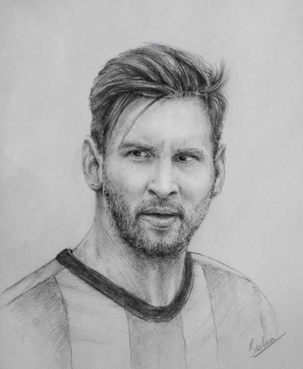 lionel messi portrait 0022