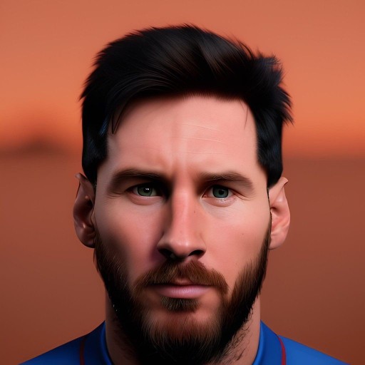 lionel messi portrait 0023