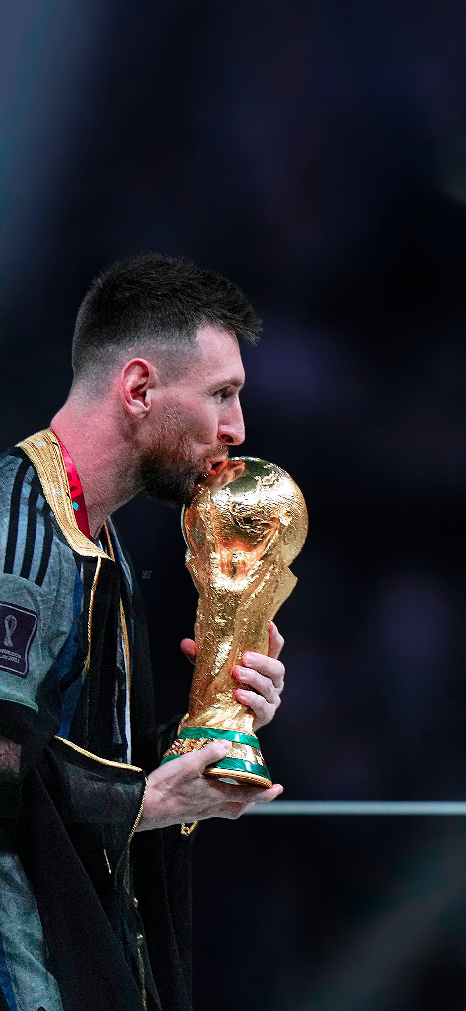 Lionel Messi trophy image